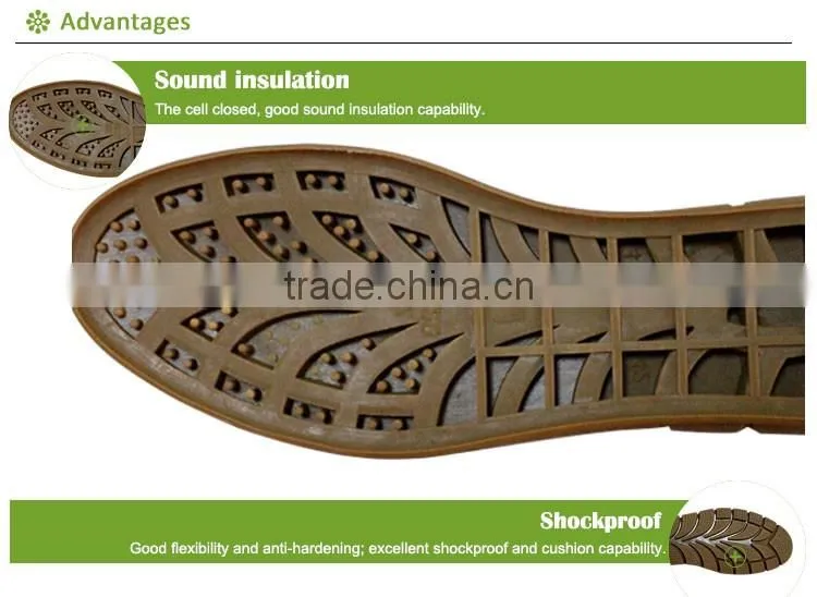 Sole type men mocassin shoe sole rubber outsole for sale