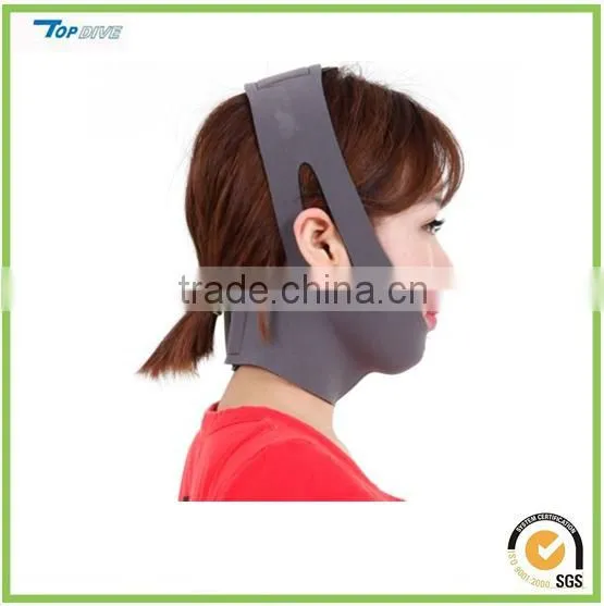 Adjustable neoprene face slimming belt