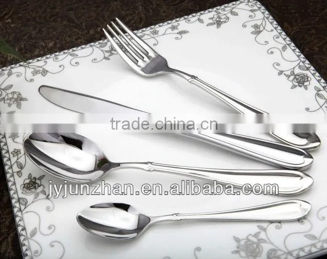 Stainless Gold plated table fork with nice design and low price