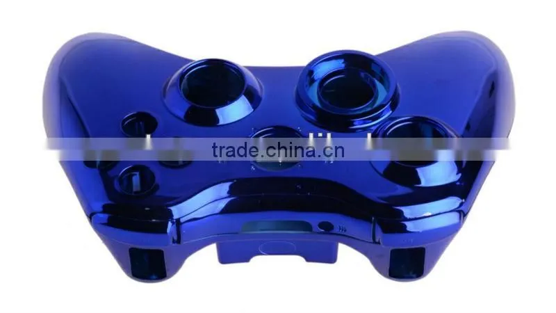 Custom for xbox One Chrome Blue Replacment Shell Buttons for xbox 360 Mod Kit Controller