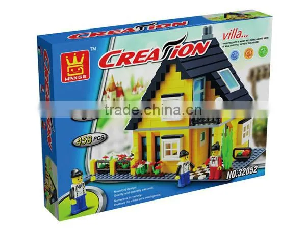 3D puzzle house villa toys Kids Toys Building Brick