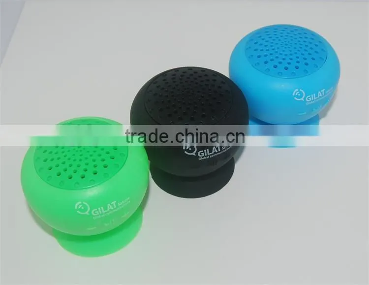 Cheapest Mushroom Mini Handfree Stereo Bluetooth Silicon Sucker Speaker