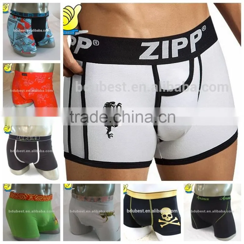 Compression fitty basic Mens underwear Boxers;wholesale men penis boxer briefs