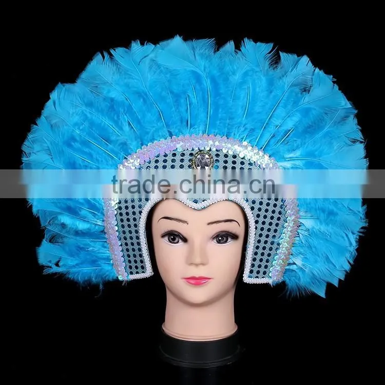 Fashion Turkey Feather Brazilian Carnival Mask