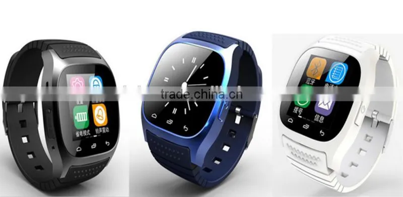 2016 Most fashionable multifunctional 1.4 inch MTK6260-360MHz smart watch for androit phone