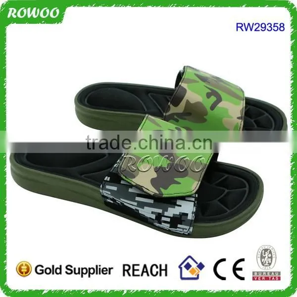 Wholesale Spa Pu Slippers Men Indoor Eva Sandal Memory Foam Home Slippers