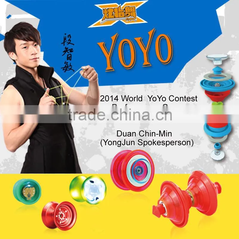 YJ Patent Design Aluminum Metal Professional Finger Spins YOYO