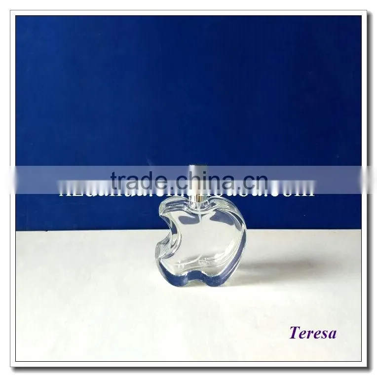 apple shaped perfume glass bottle