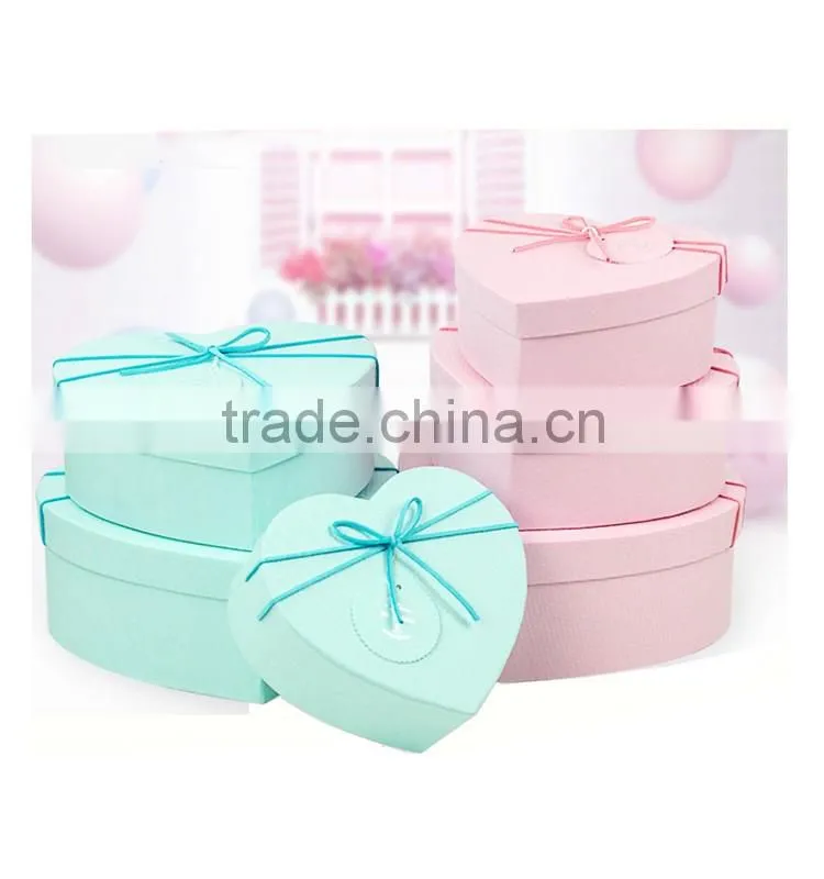 2016 fashion heart shape chocolate gift box