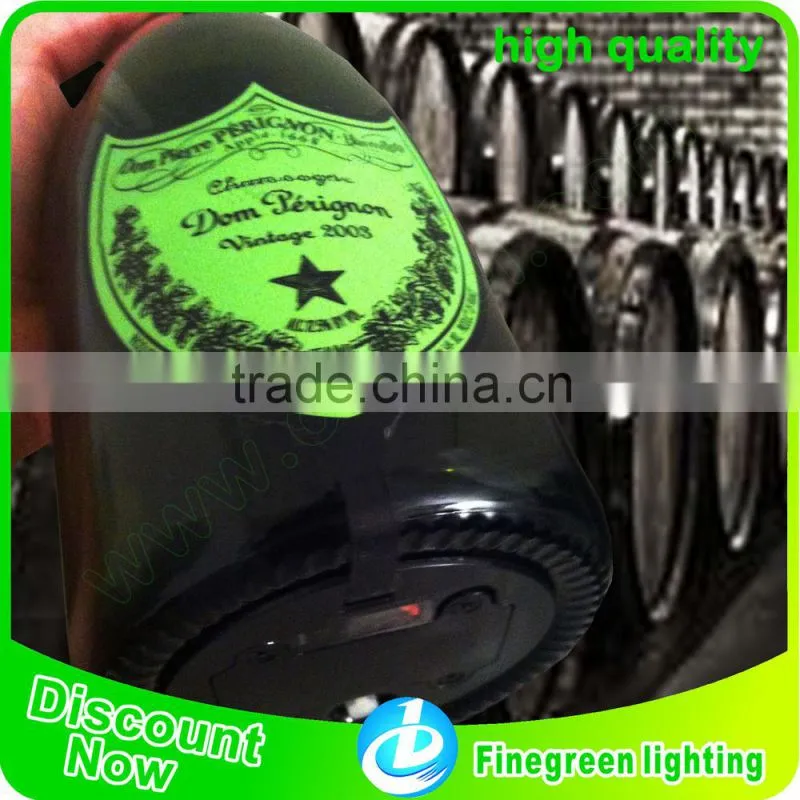 2014 Top quality Newest d2015 design High Brightness EL Bottle Label,Flash Wine Label,Flashing bottle label