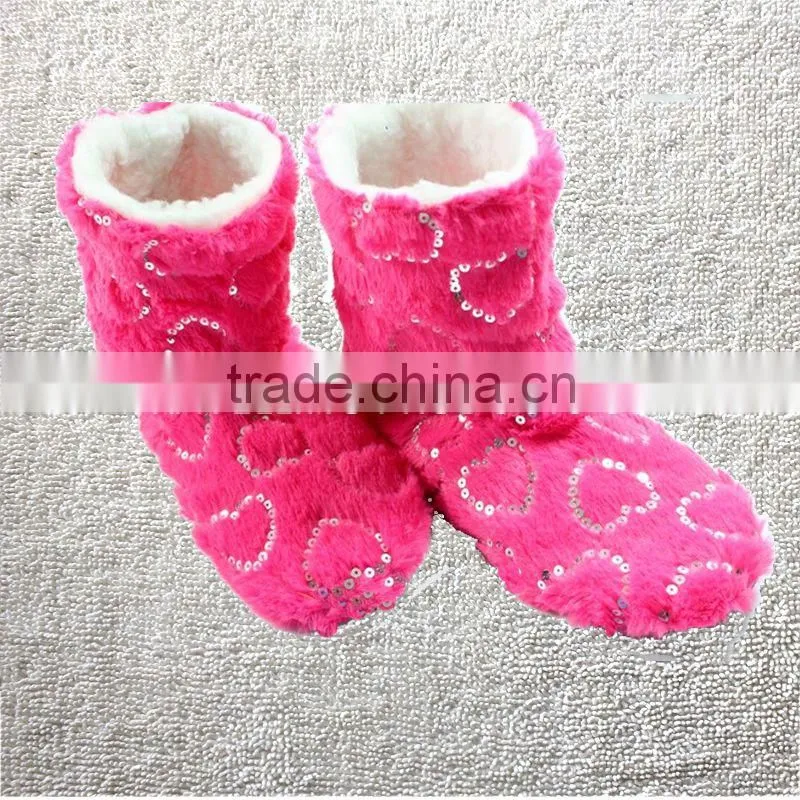 Fashion Women's Glitter Shinning Slipper Boots Indoor Outdoor Slippers