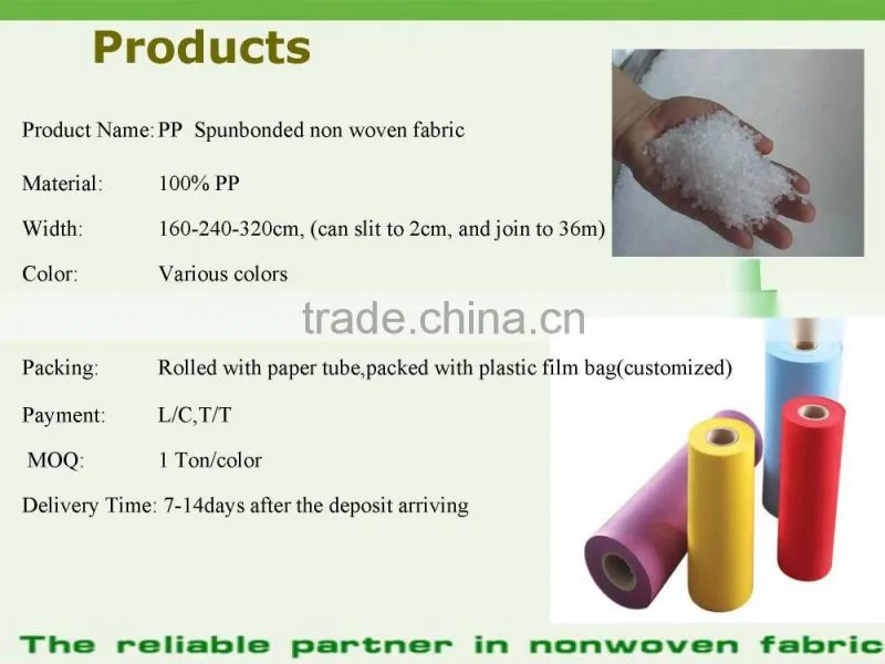High Quality Polypropylene Agriculture Fleece Spunbond Nonwoven Fabric
