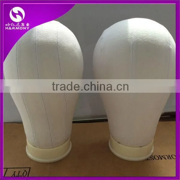 XUCHANG HARMONY polyurethane canvas block head/canvas head for wigs making