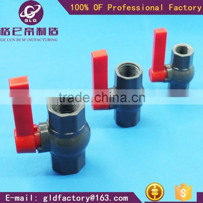 GLDPlastic Compact Ball Valve/Building/Construction/PVC Ball Valve Supplier