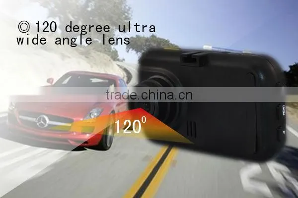 external car dvr camera 2.4 inch LCD Wide Dynamic technology GPS G-sensor 4X digital zoom dvr camera