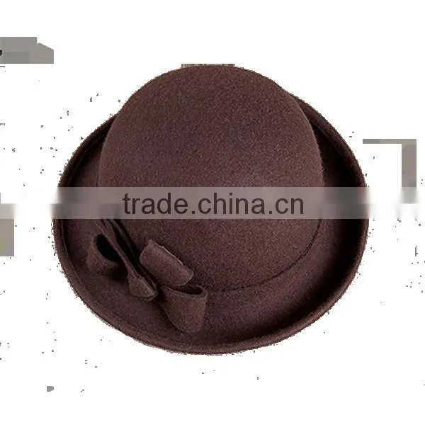 Wool felt bowler hats