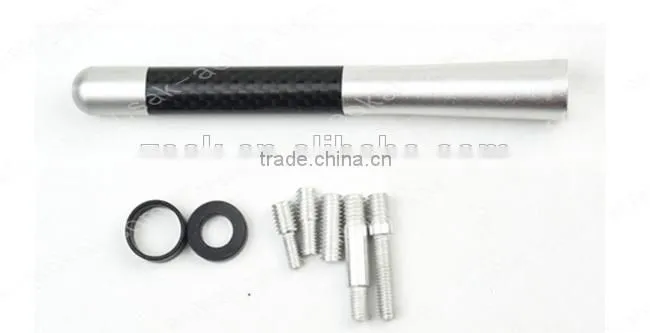 Universal car alumium alloy & carbon fiber car aerial radio antenna
