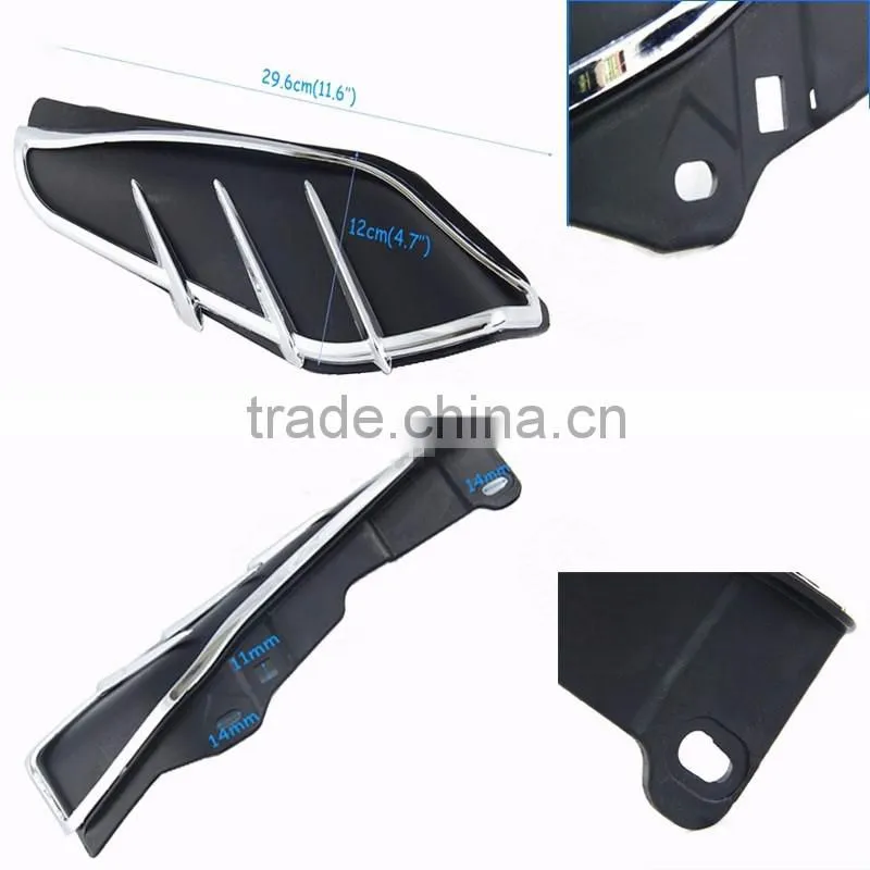 Air Master Accents Air Deflectors Trims Mid-Frame For Harley FL Touring Models Street Glide FLTRU FLHTCU/TG FLHX FLHTK 09-15