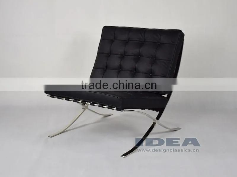 DC2001 Replica Mies Van Der Rohe Barcelona Chair - Black