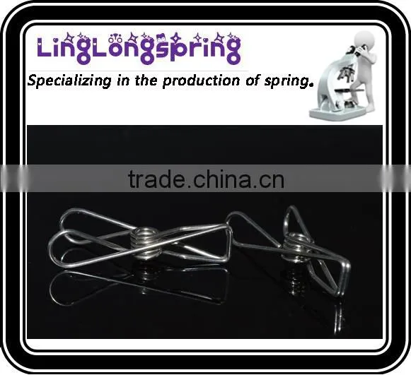 strong spiral coil torsion spring clip