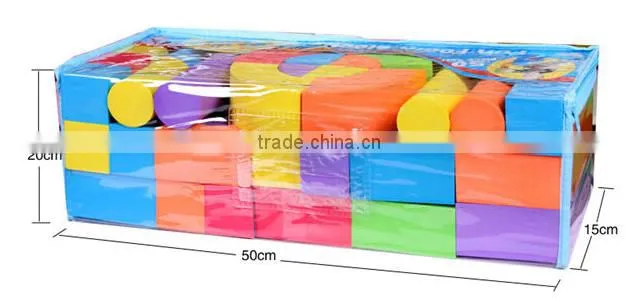 wholesale Colorful Building Toy Soft Eva Foam Block