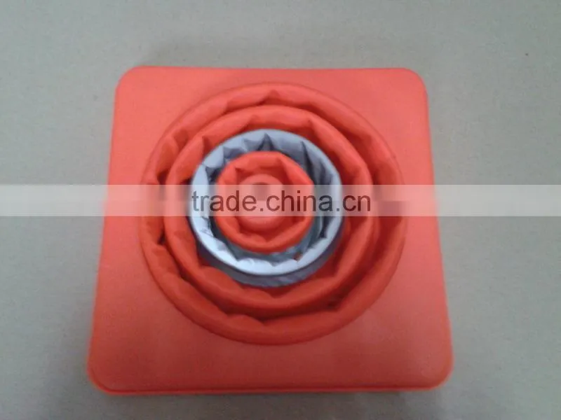 30cm/40cm/60cm/70cm reflective traffic cone with different colors & packing / Flexible/collapsible/retractable safety road cone