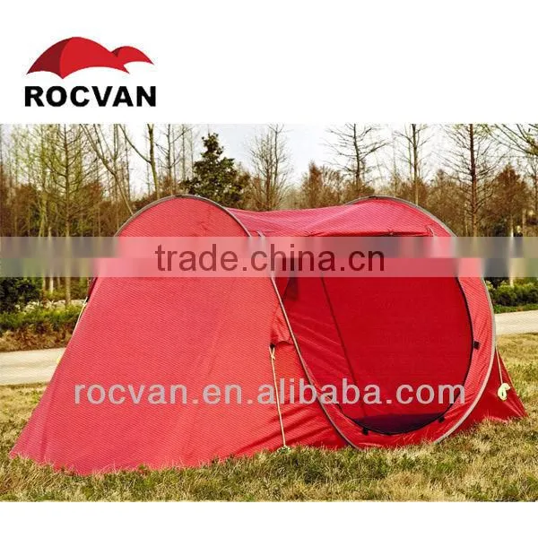 Outdoor 2 person single layer pop up tent