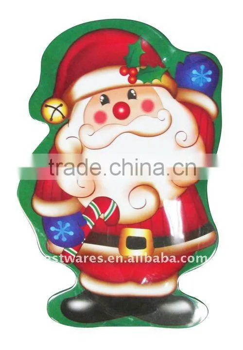 Lovely design eco friendly melamine snowman snack dishes tray