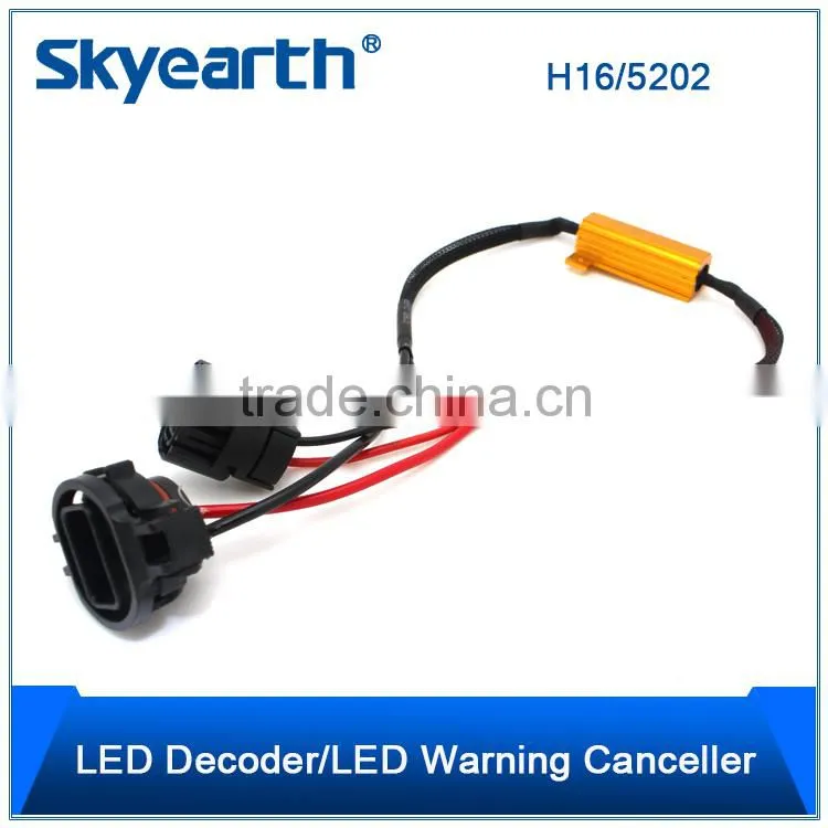 led error canceller 50w 8ohm led warning canceller car modification parts H16/5202