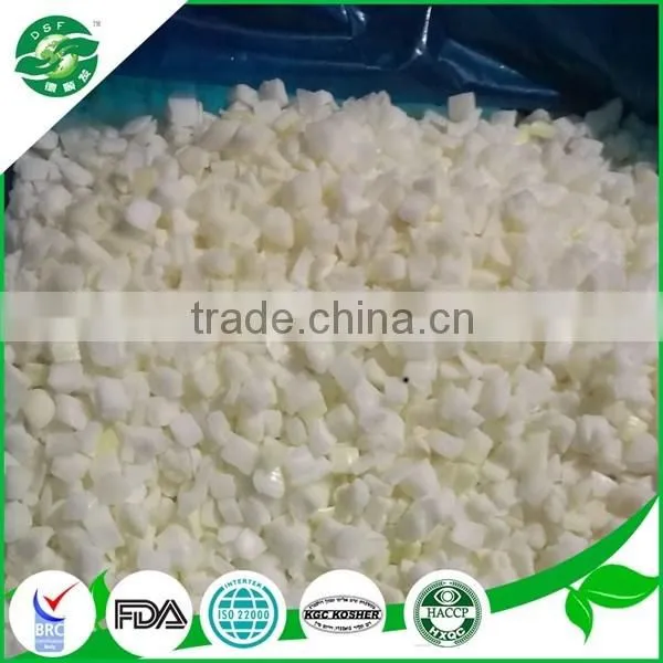 IQF frozen onion diced price with BRC KOSHER certificate