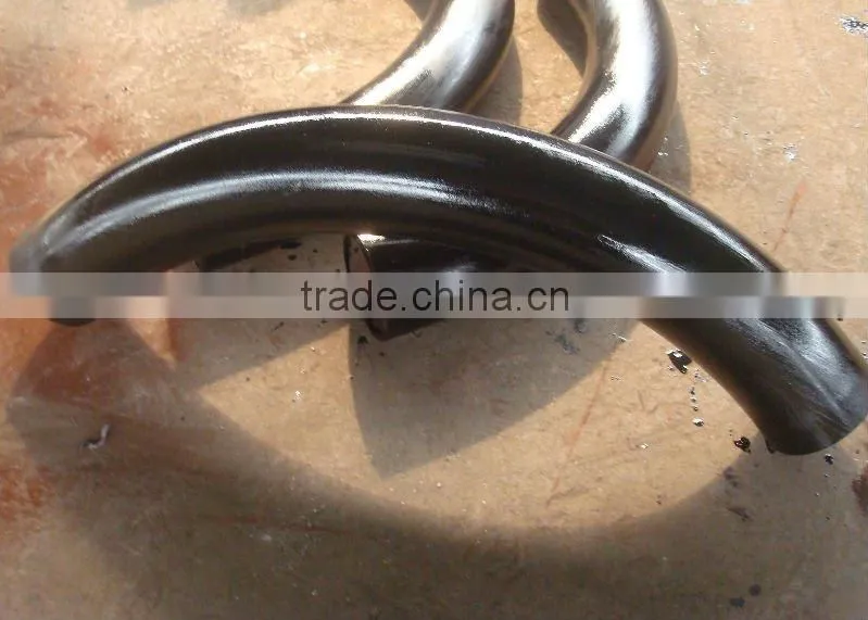 Carbon steel spiral pipe bends