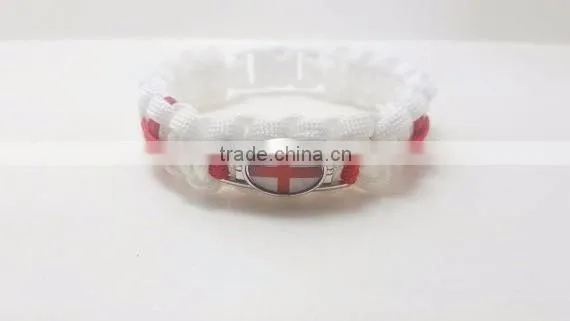 Custom England Paracord Bracelet