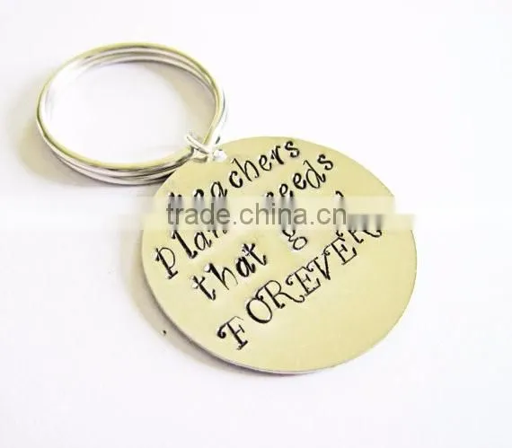 Customized Retirement Gift Teacher keychain with logo