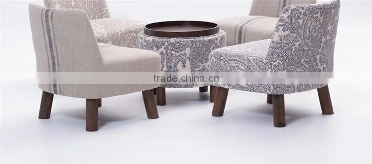 2016 Hot sale Creative fabric round Change shoe stool Y397