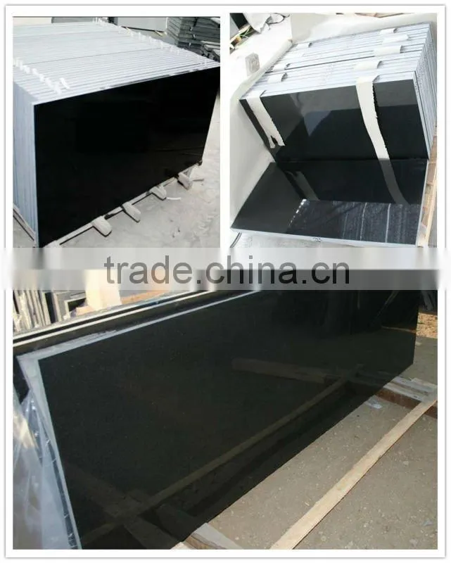 China Black granite tiles