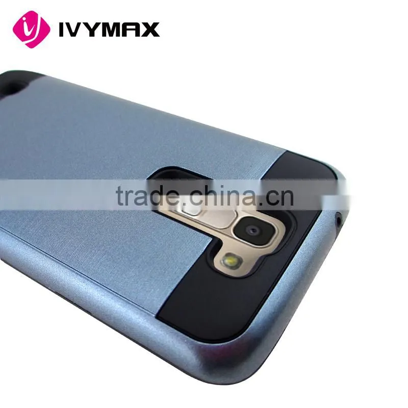 IVYMAX Rugged Hybrid Rubber Shockproof Hard Case Slim Cover For LG K7 Tribute 5 Phone Case