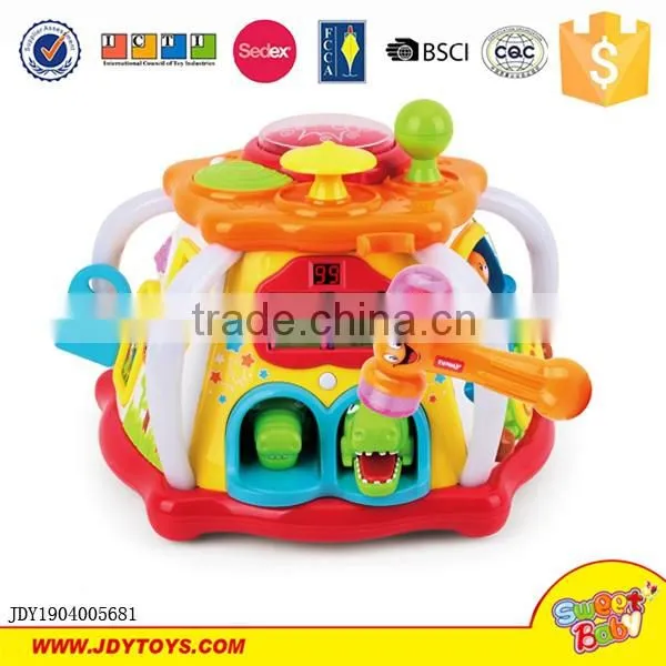 New product battery operated ASTM crocodile baby toy healthy ball education toy for kids