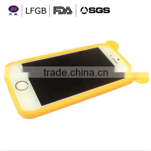 Lovely silicone safety cover for mobile phone custom waterproof phone case silicone cell phone case