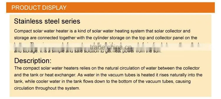 Unpressurized Natural Circulation Active Solar Water Heating System