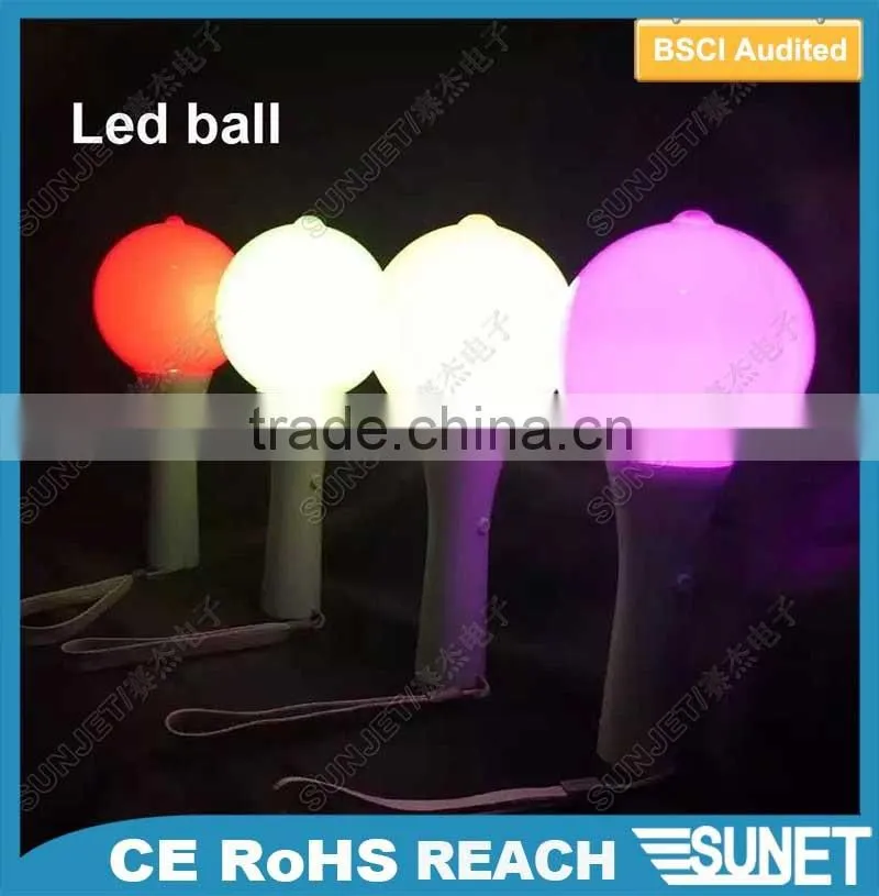 2016 Hot Selling Blinking Changes Flashing Rotating Ball Stick