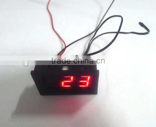 RED Digital car Thermometer -30~70 Degrees Temperature Monitor Meter