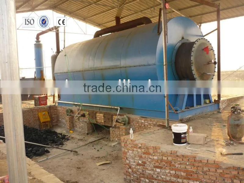 waste cable skin refining to oil machine with CE, ISO and BV by Shangqiu Sihai Machinery