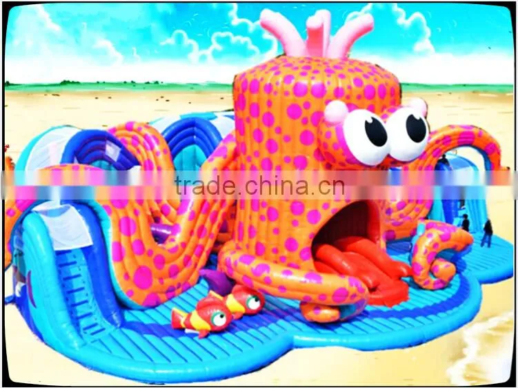 new design inflatable water water slide for adults