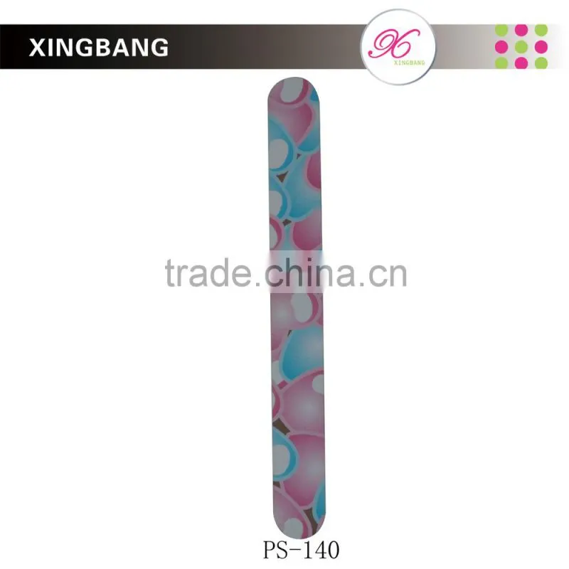 professional salon nail file, manicure tools with leopard design, trimmed nail tools
