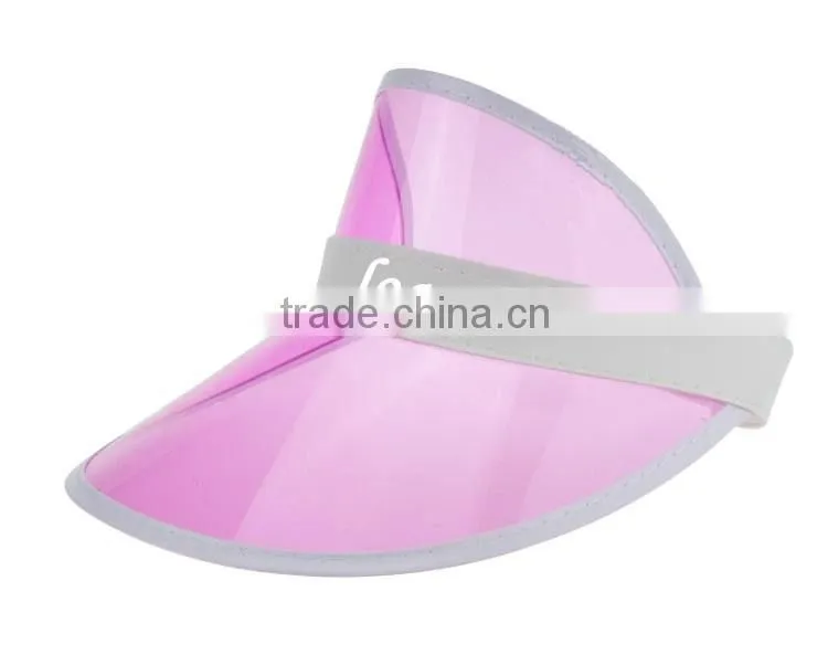 Costum Cheap Plastic Sun Visor Cap