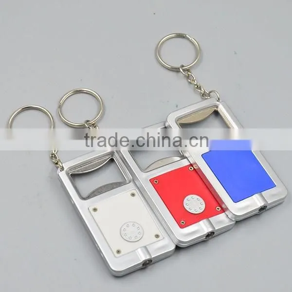Best Sale Bottle Opener Led Keyring Plastic