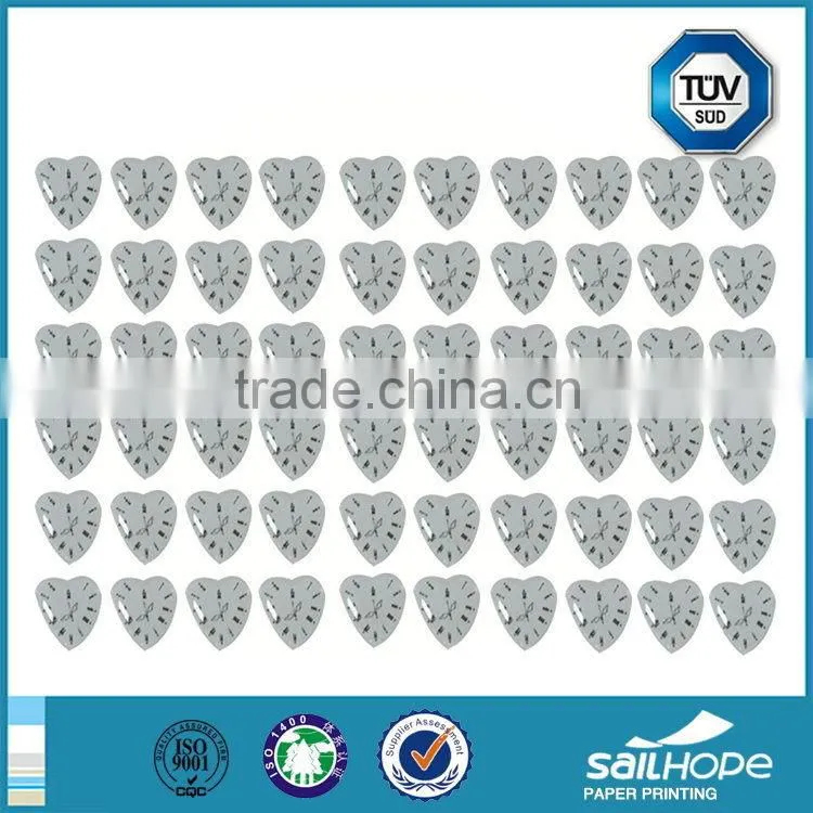 Customized updated fashion recycled paper adhesive stickers