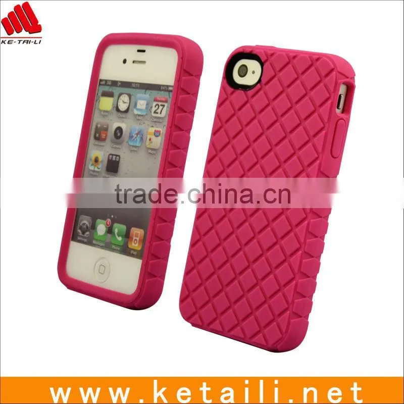 Exclusive hybrid silicone case for iphone 4 4S