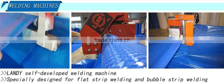 flat strip welded swimming pool cover, solar cover