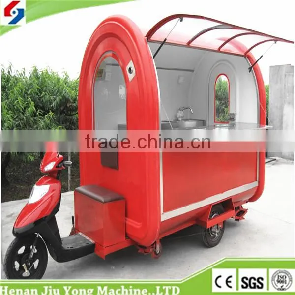 Food cart with three wheels for sale